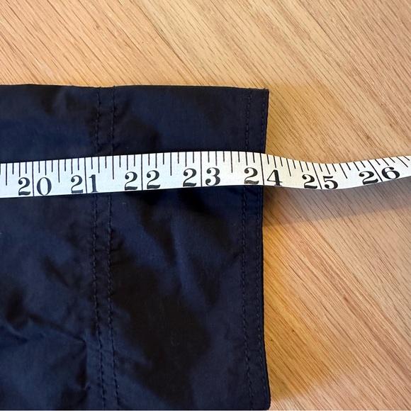 Eileen Fisher - Light Cotton/Nylon Stand Collar Long Coat, Black - Picture 11 of 11